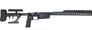 SPUHR SICS Chassis - Black, 16" Forend, Short Action