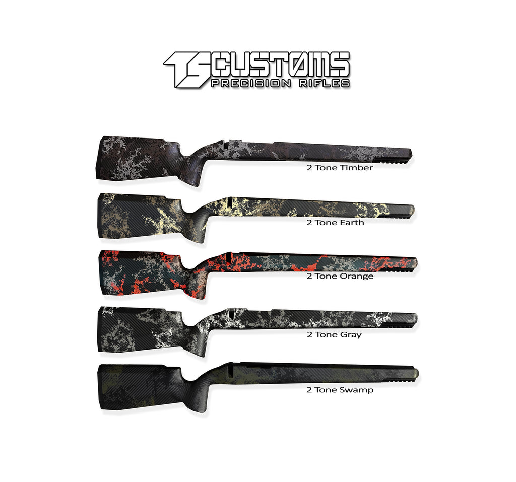 TS Customs KS1 Carbon Fiber Rifle Stock - Medium Action