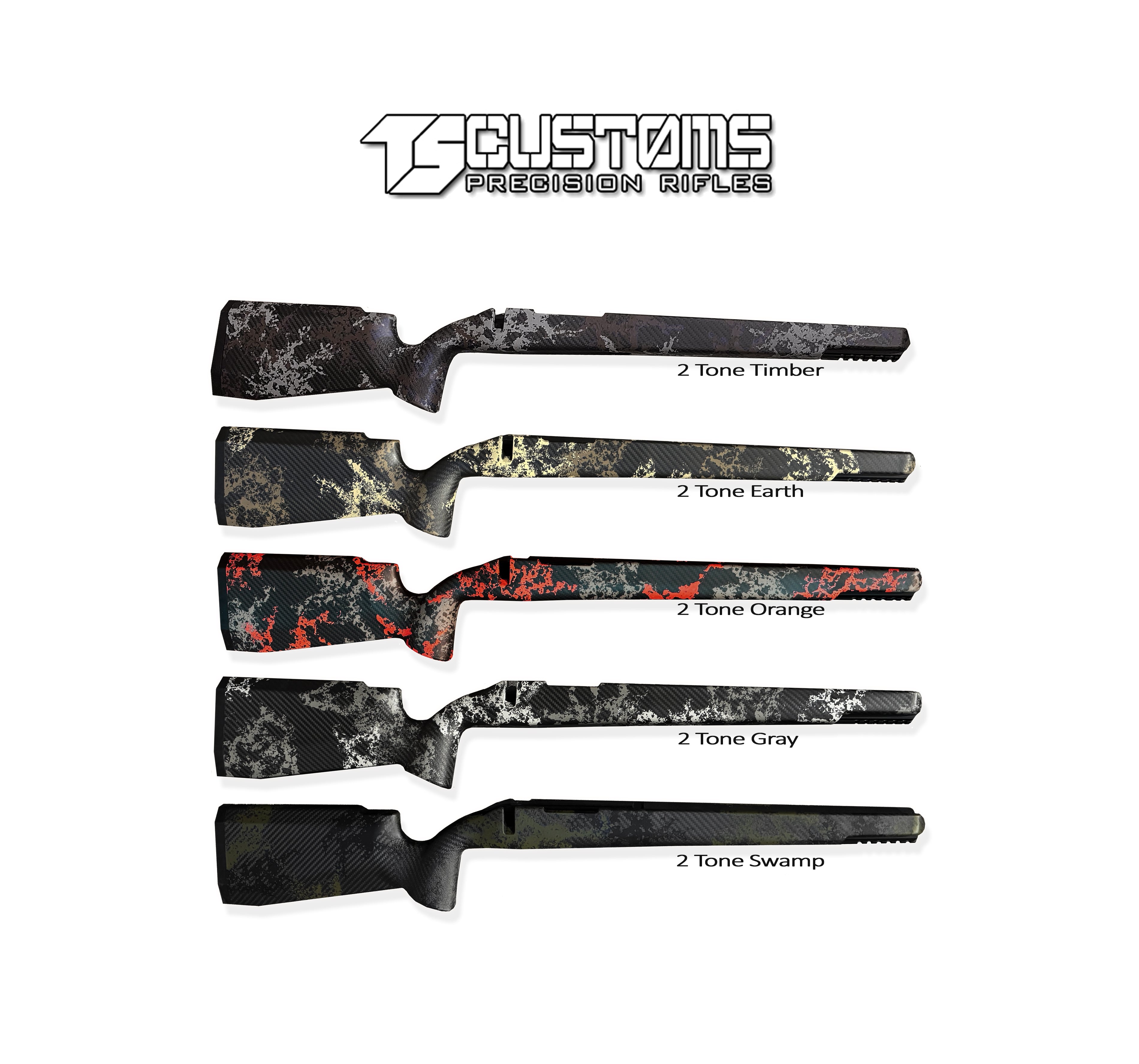 TS Customs KS1 Carbon Fiber Rifle Stock - Short Action